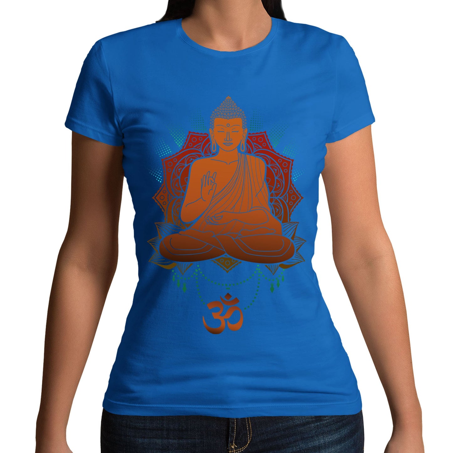 Buddha Om Womens T-shirt