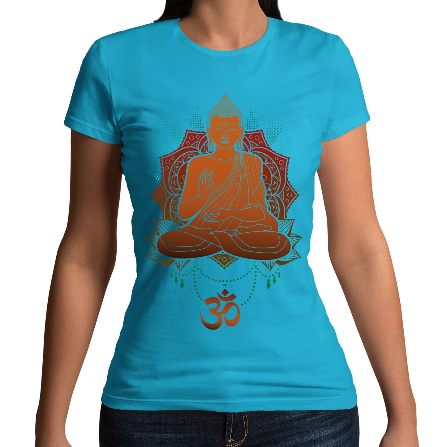 Buddha Om Womens T-shirt