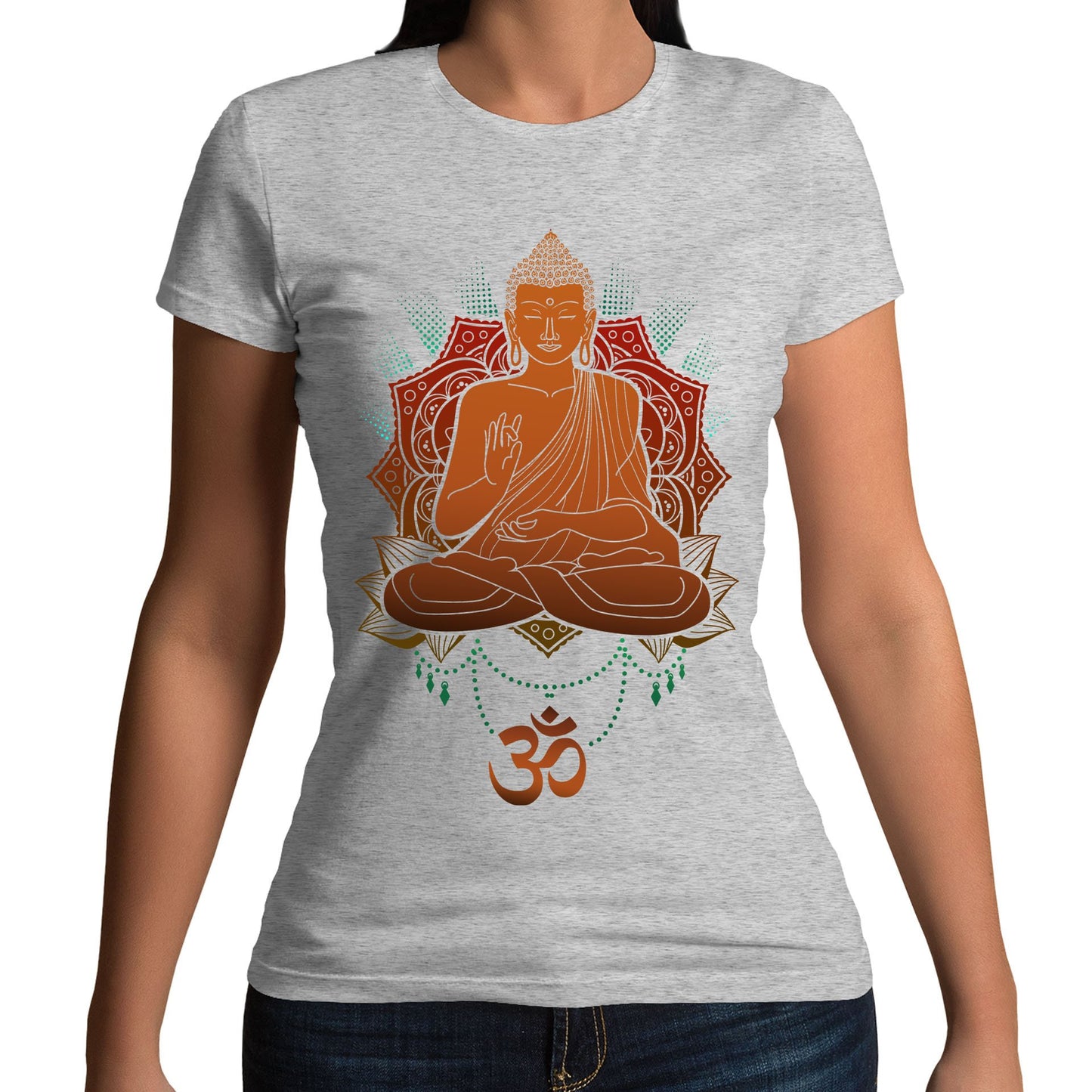 Buddha Om Womens T-shirt