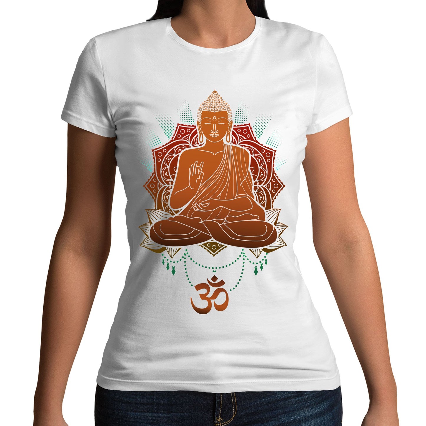 Buddha Om Womens T-shirt