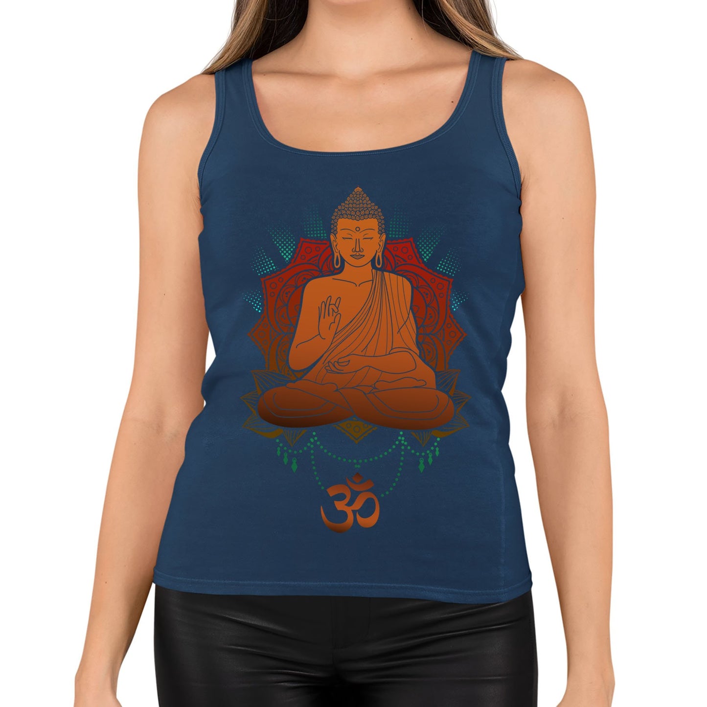 Buddha Om Womens Vest