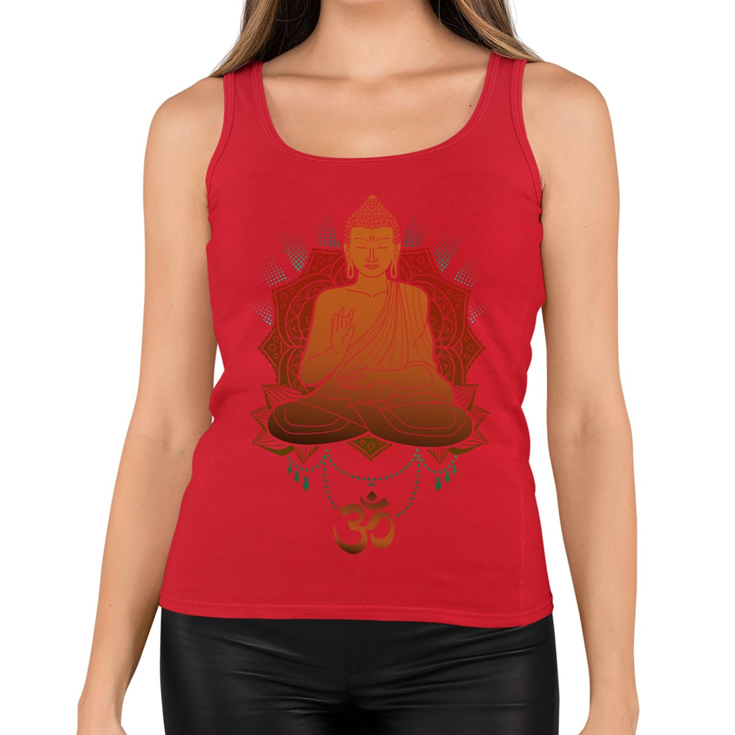 Buddha Om Womens Vest