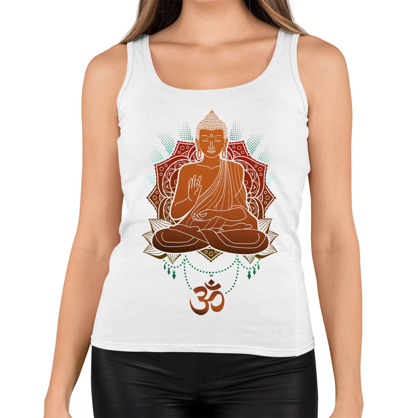 Buddha Om Womens Vest