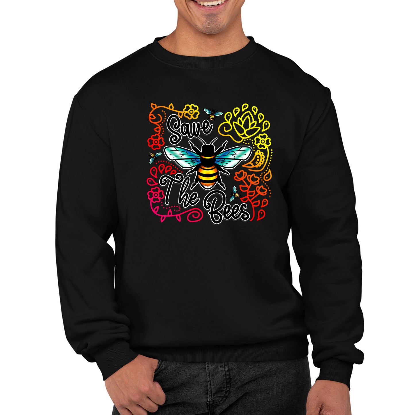 Save The Bees Mens Sweatshirt