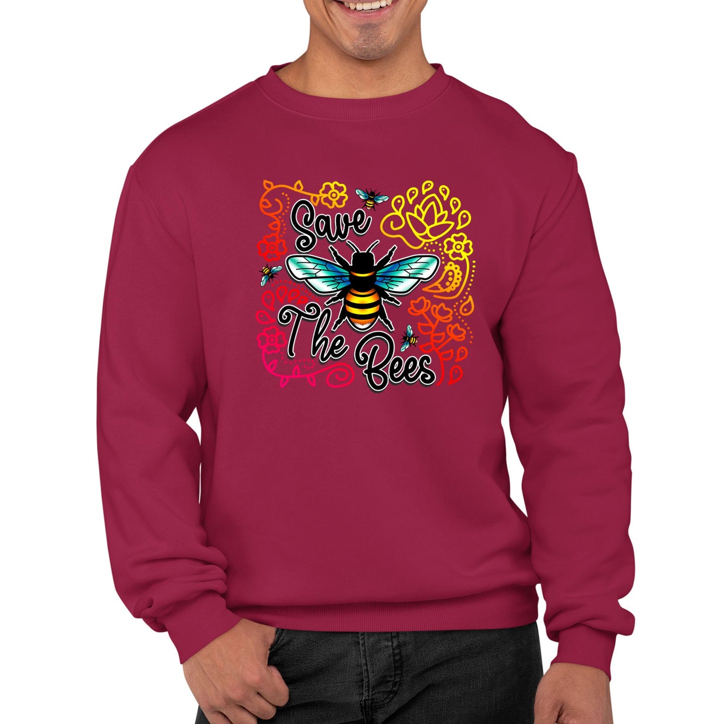 Save The Bees Mens Sweatshirt