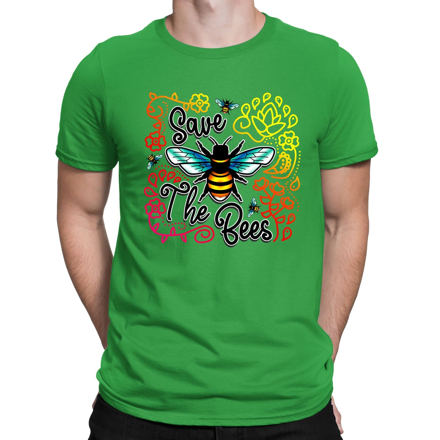 Save The Bees Mens T-shirt