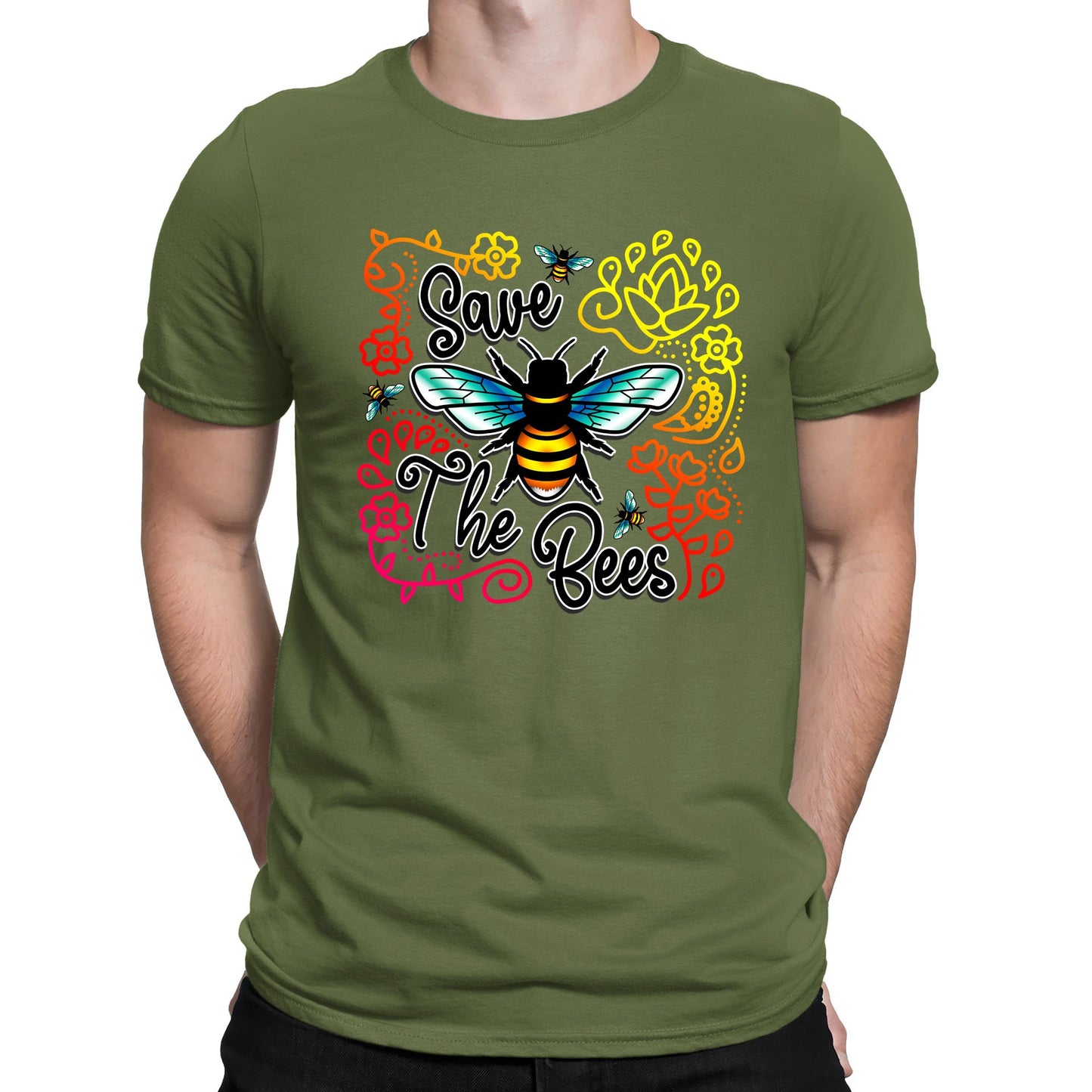 Save The Bees Mens T-shirt