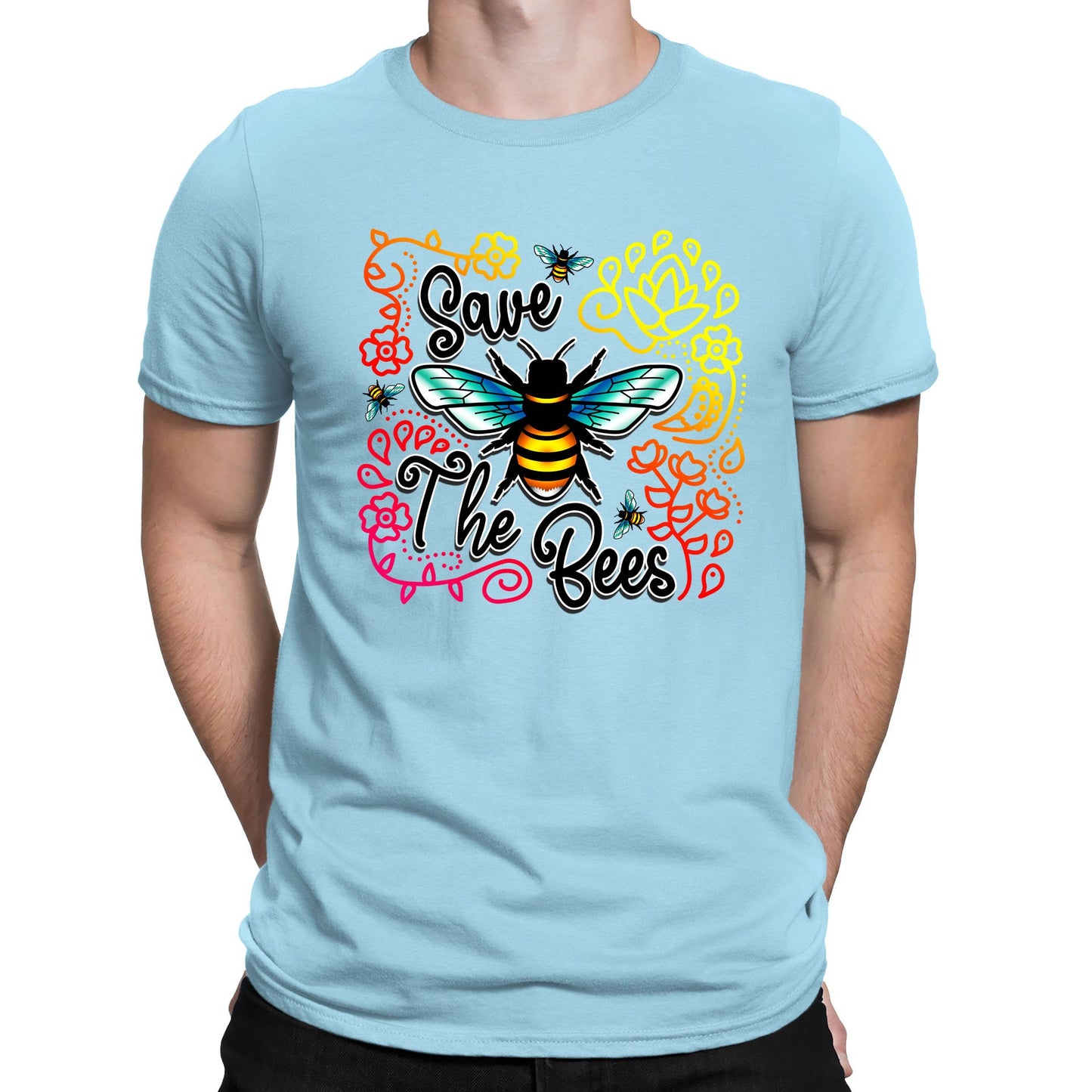 Save The Bees Mens T-shirt