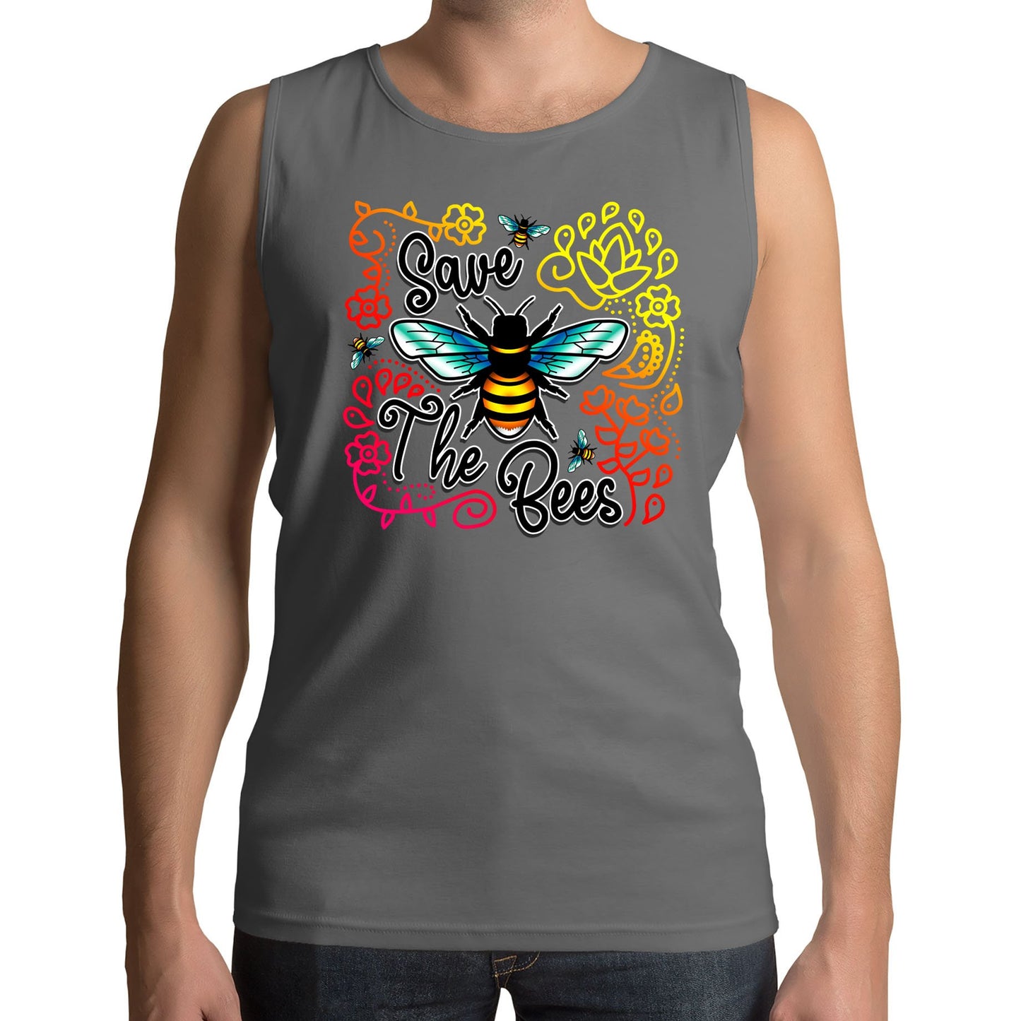 Save The Bees Mens Vest