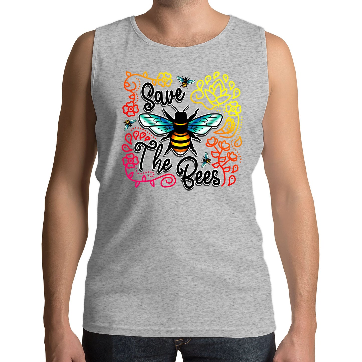 Save The Bees Mens Vest