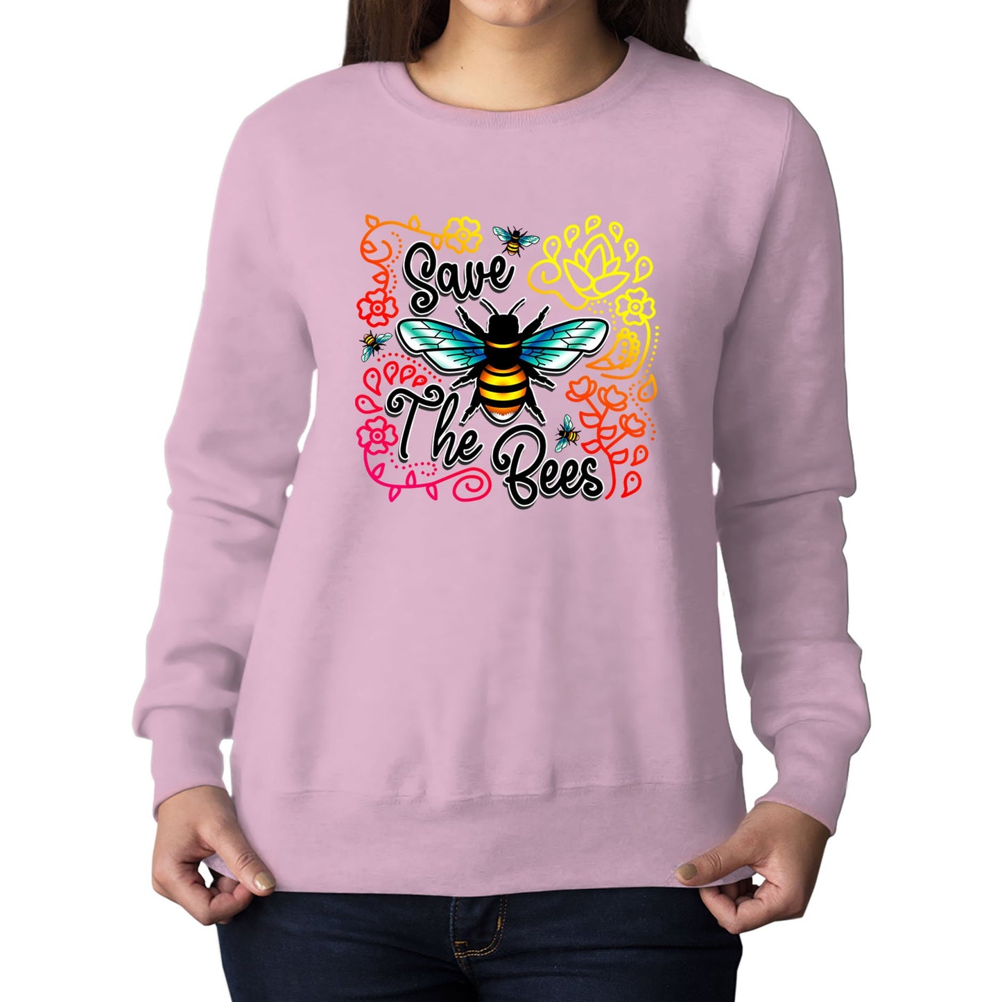 Save The Bees Womens Sweatshirt