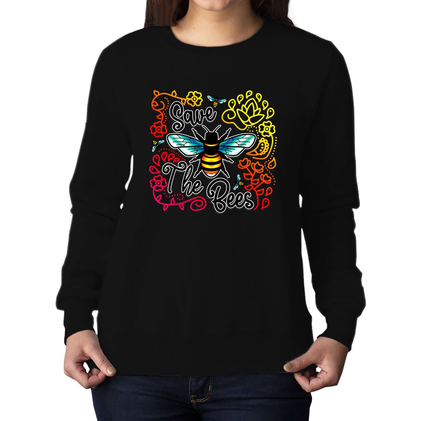 Save The Bees Womens Sweatshirt