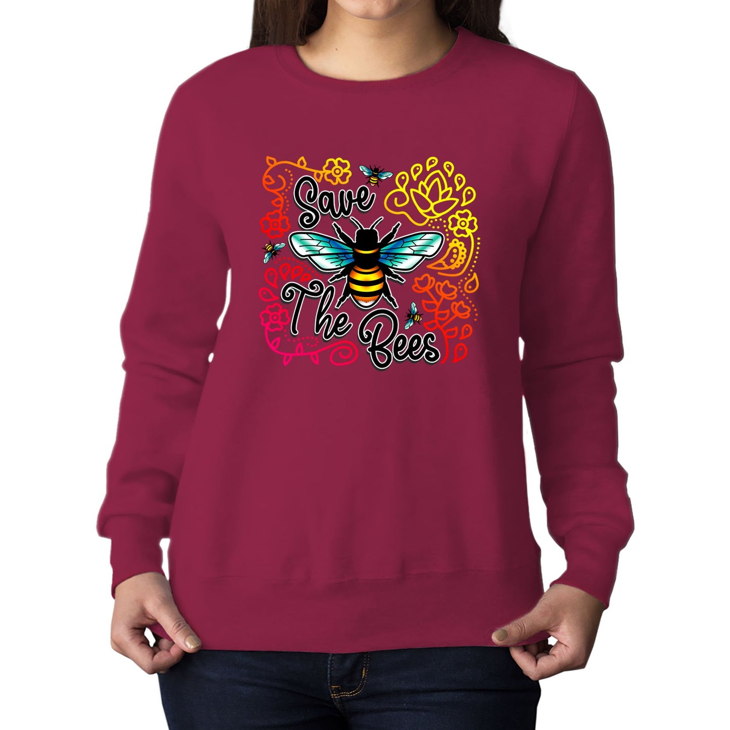 Save The Bees Womens Sweatshirt