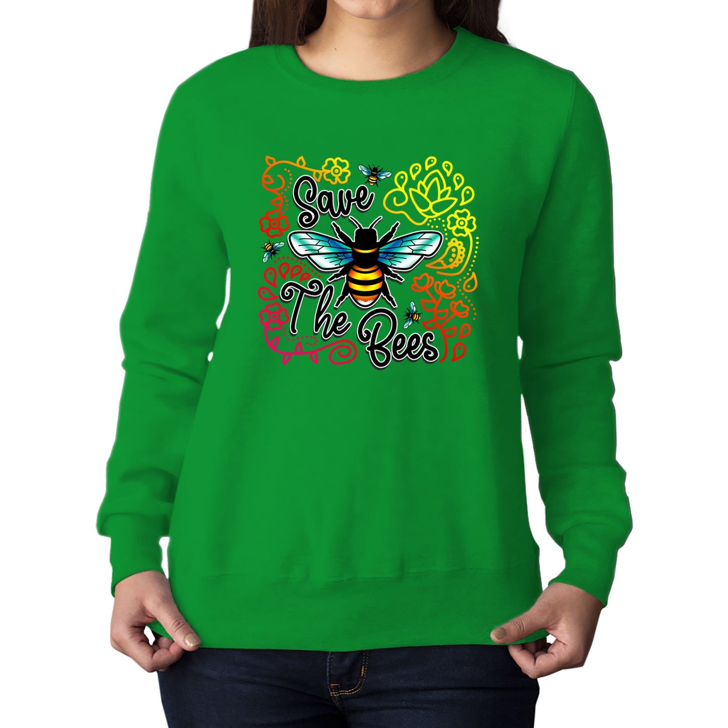 Save The Bees Womens Sweatshirt