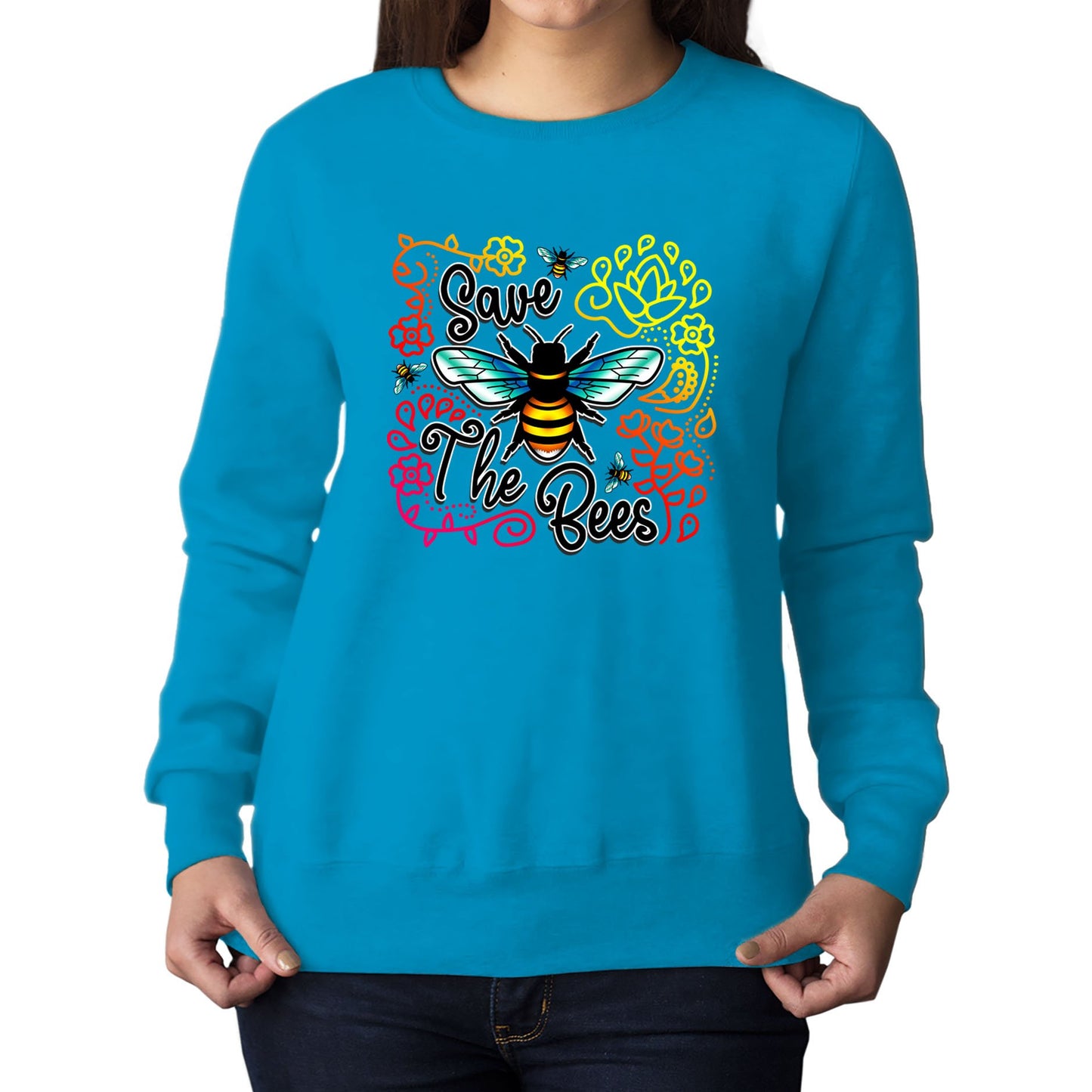 Save The Bees Womens Sweatshirt