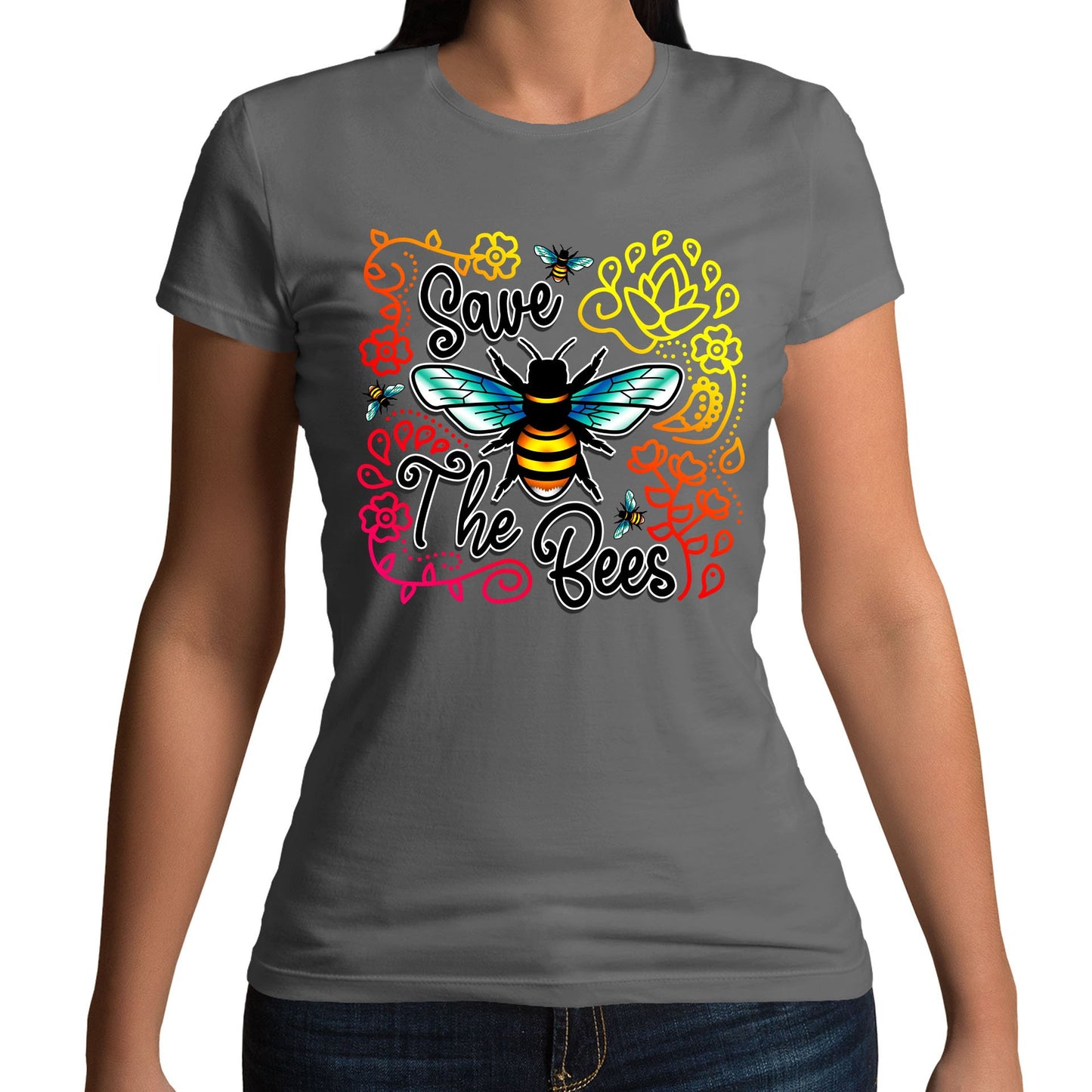 Save The Bees Womens T-shirt