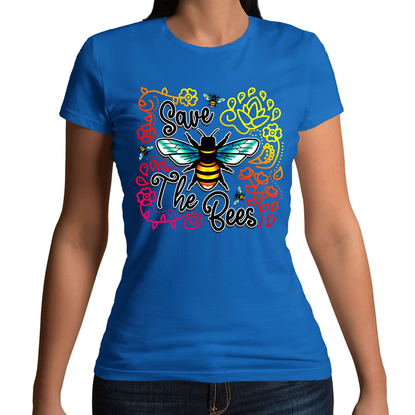 Save The Bees Womens T-shirt