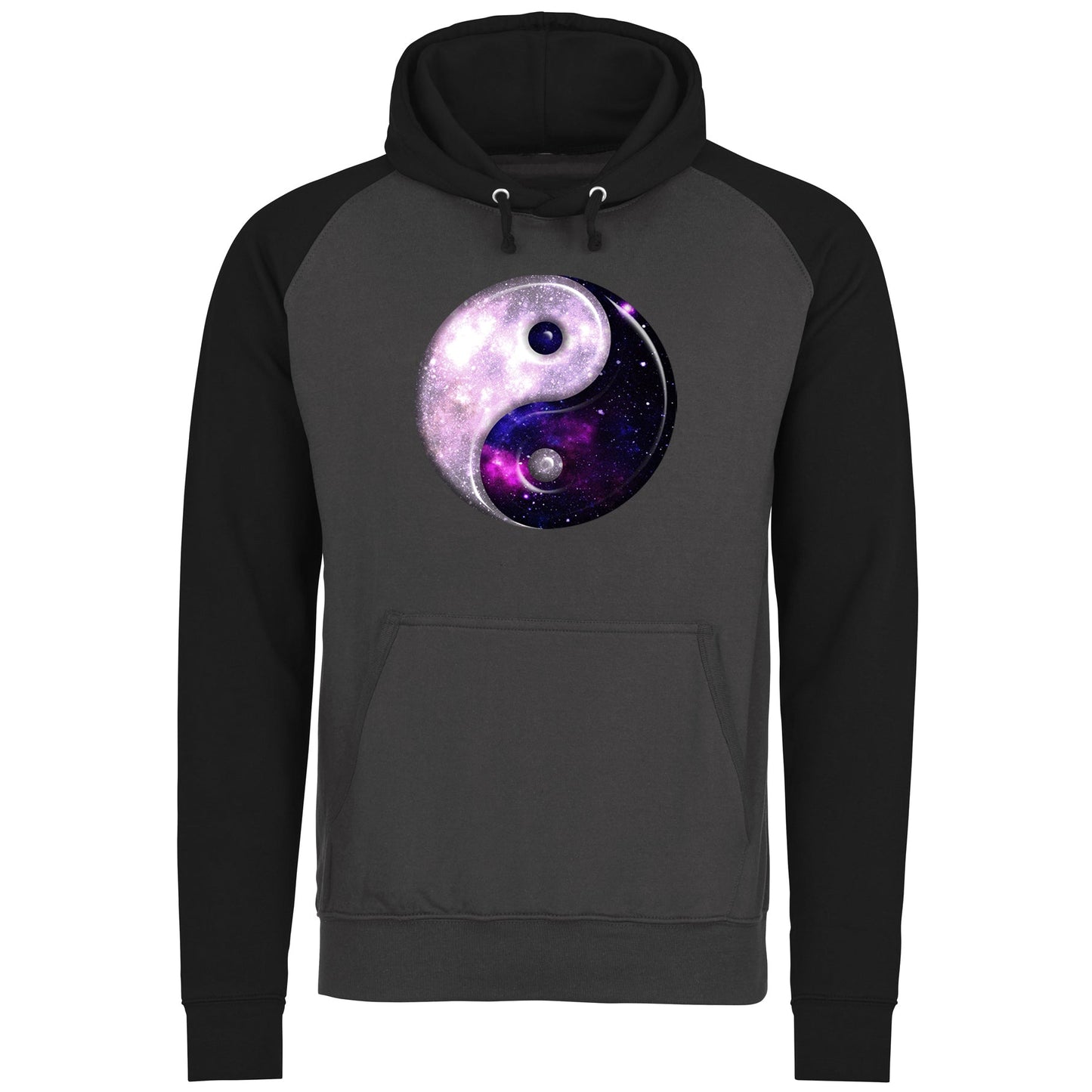 Galaxy Yin Yang Spiritual Baseball Hoodie