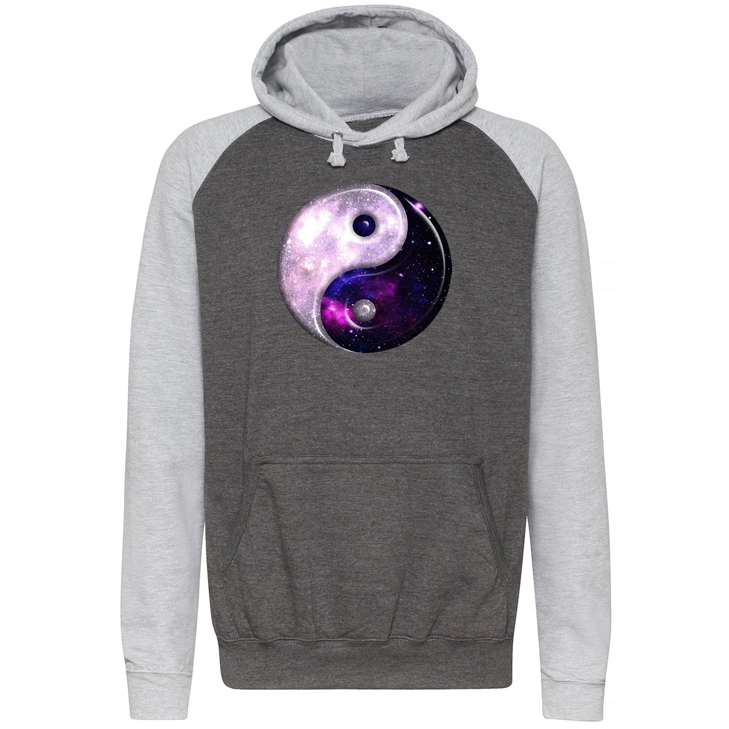 Galaxy Yin Yang Spiritual Baseball Hoodie