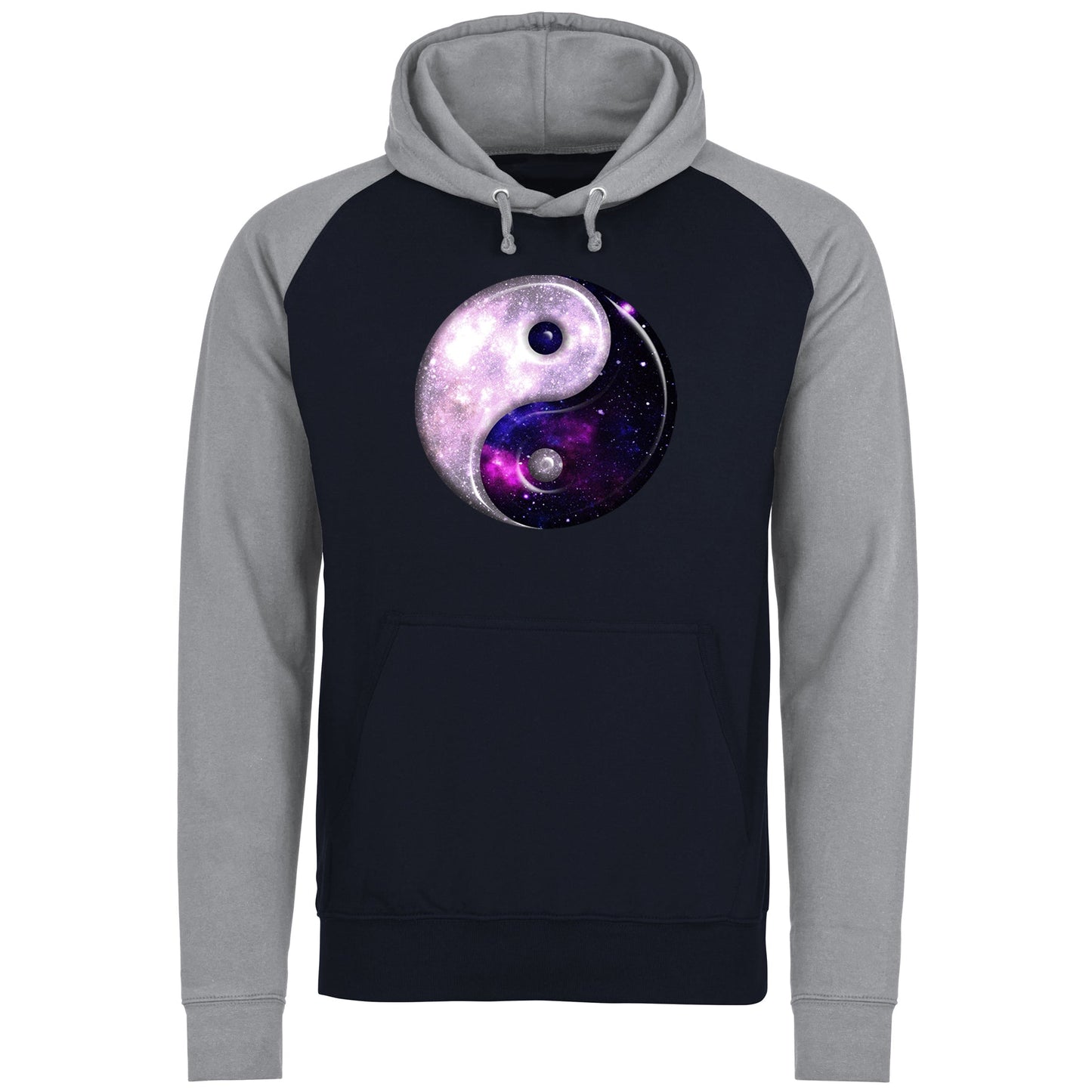 Galaxy Yin Yang Spiritual Baseball Hoodie