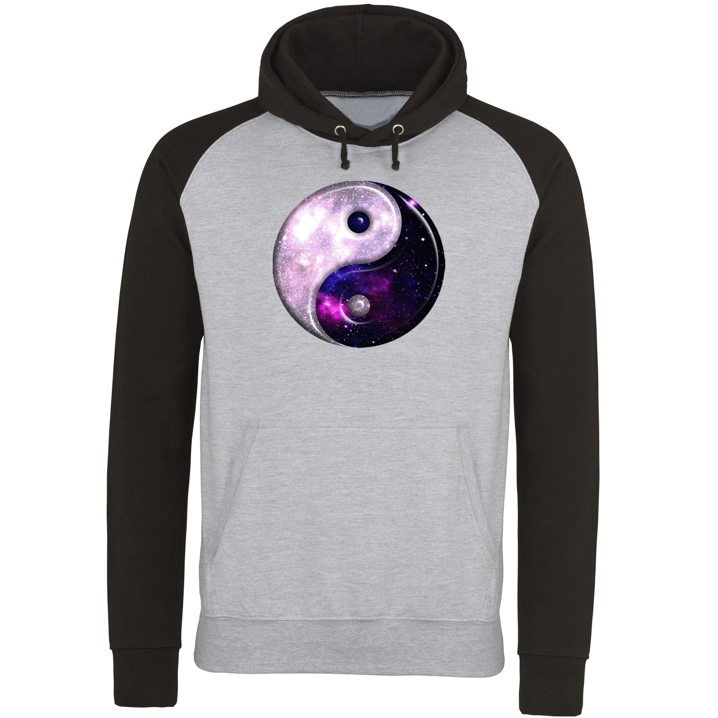 Galaxy Yin Yang Spiritual Baseball Hoodie