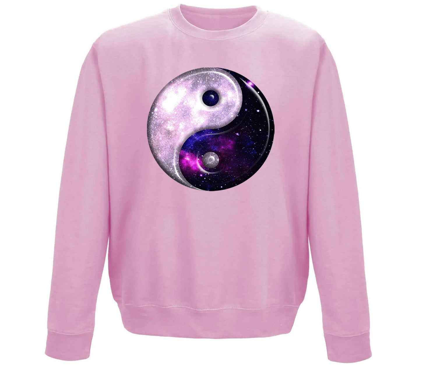 Galaxy Yin Yang Spiritual Childrens Sweatshirt