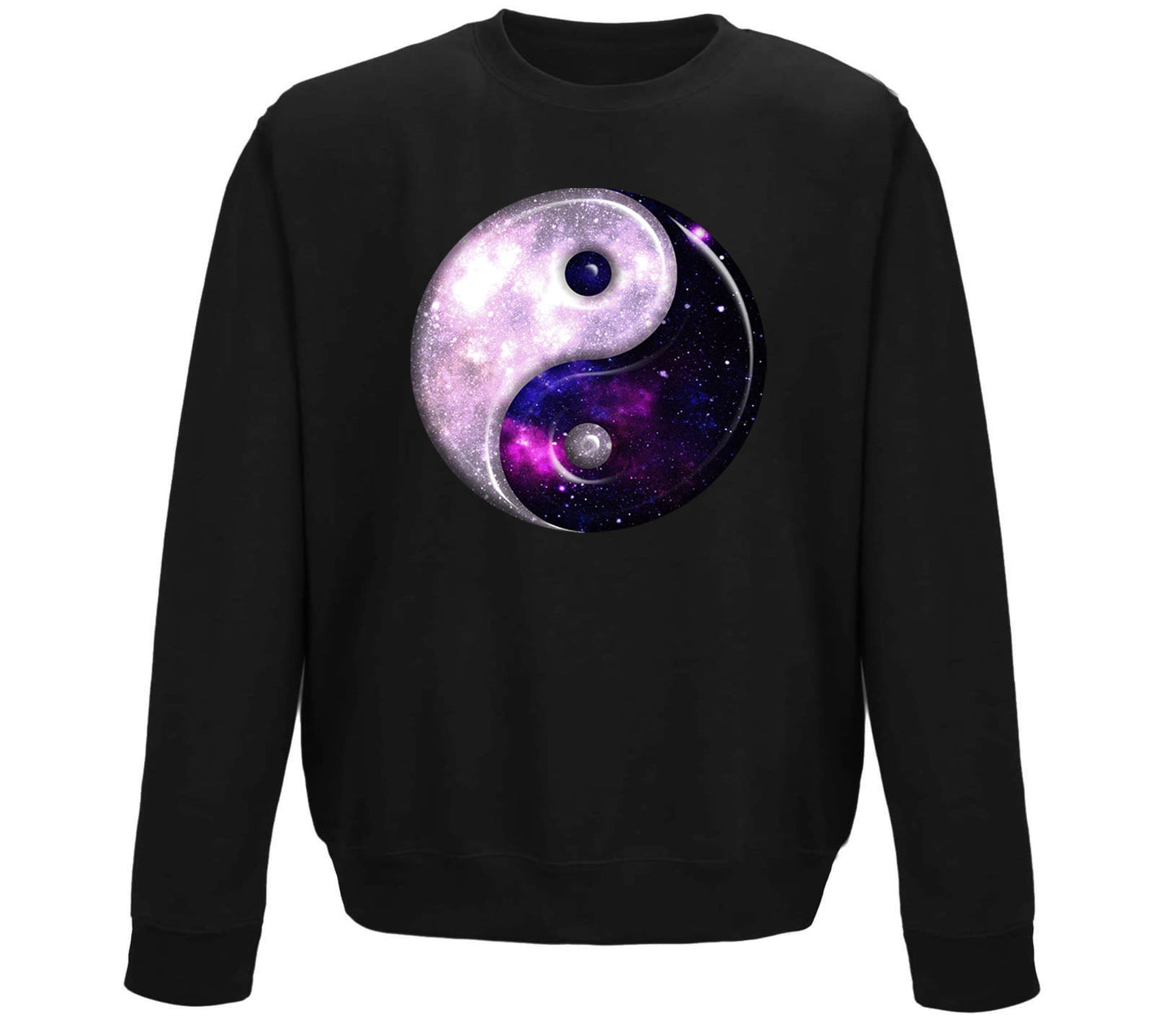 Galaxy Yin Yang Spiritual Childrens Sweatshirt