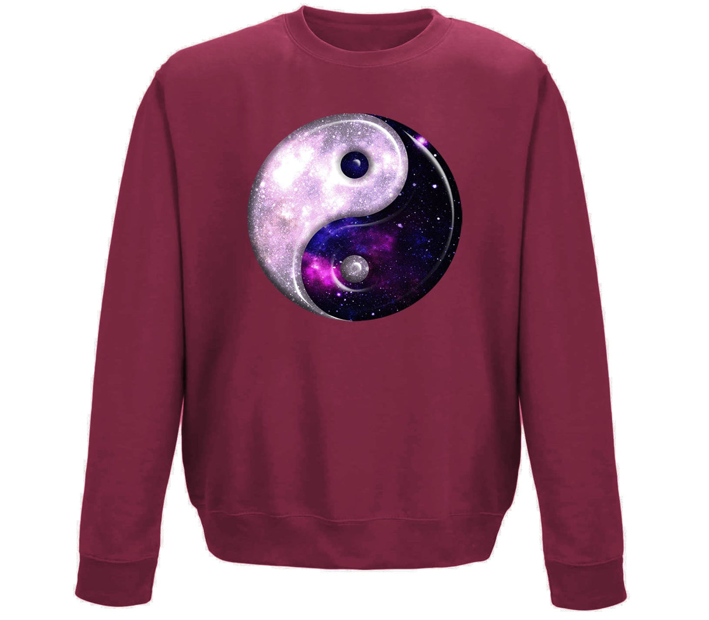 Galaxy Yin Yang Spiritual Childrens Sweatshirt