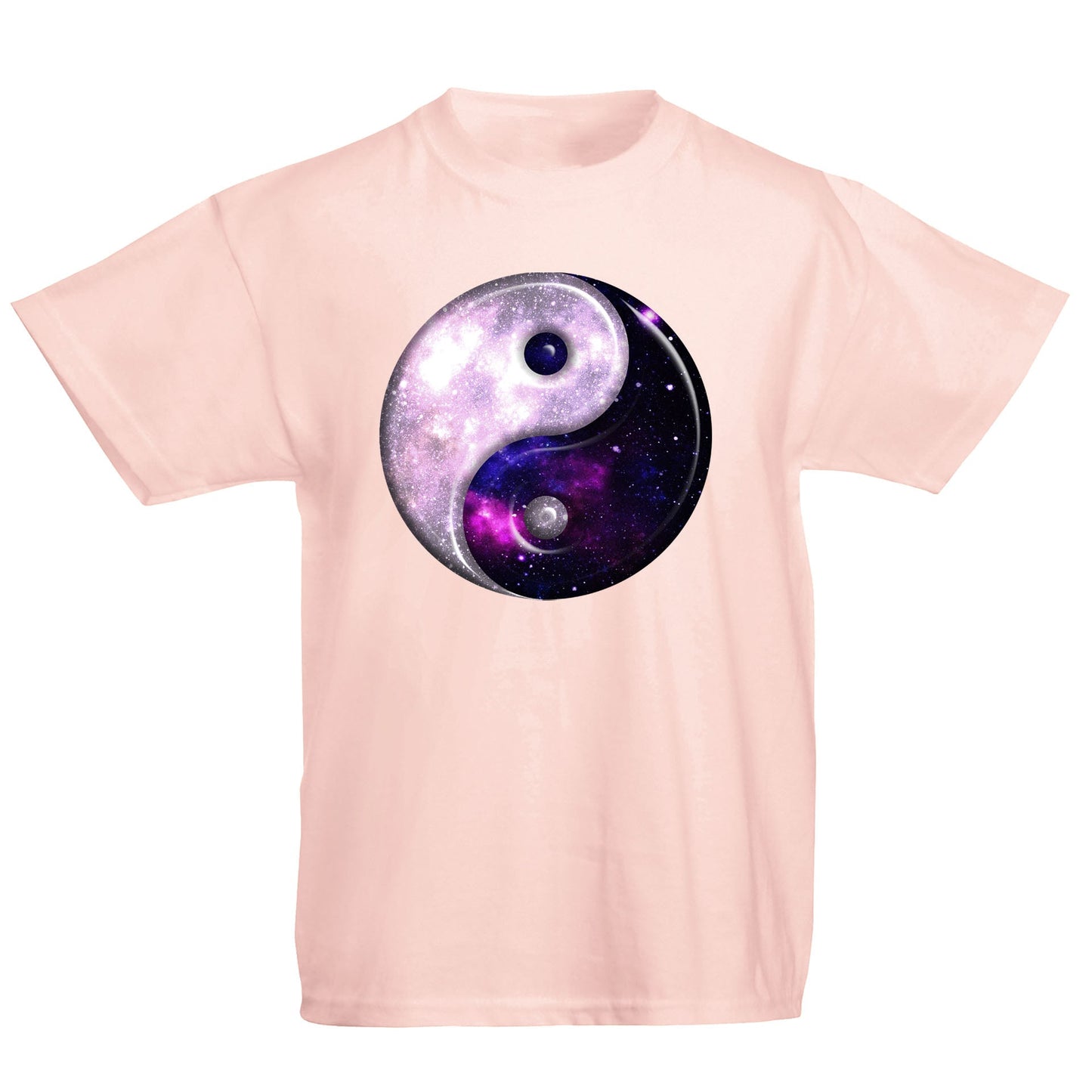 Galaxy Yin Yang Spiritual Kids T-shirt