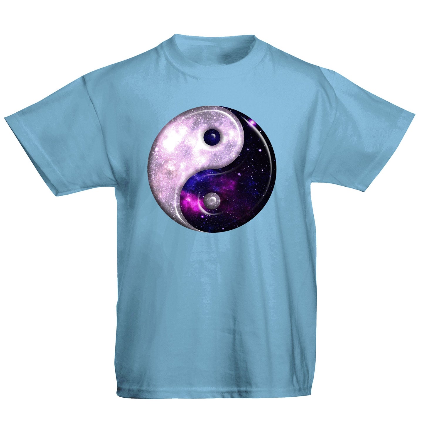 Galaxy Yin Yang Spiritual Kids T-shirt