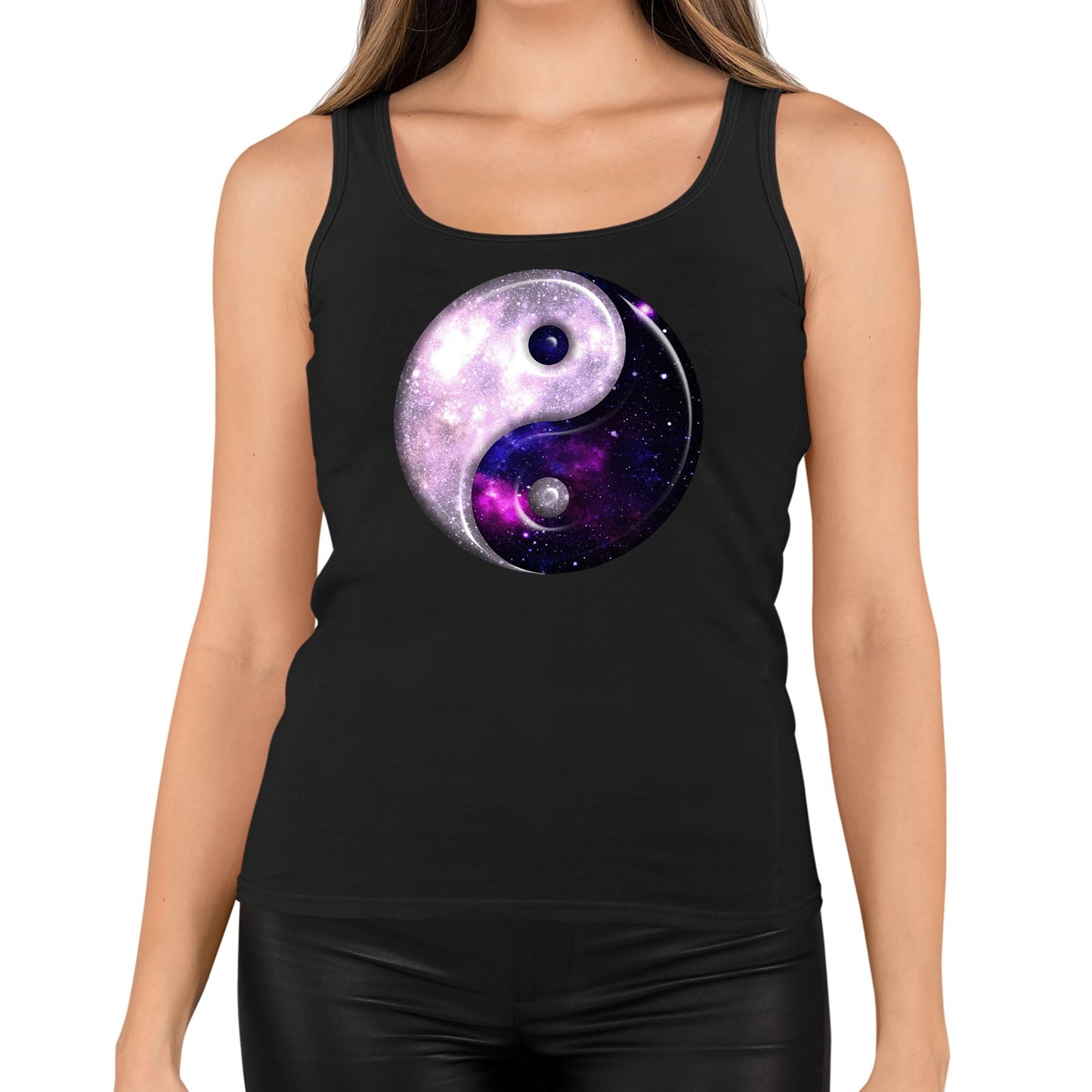 Galaxy Yin Yang Spiritual Womens Vest