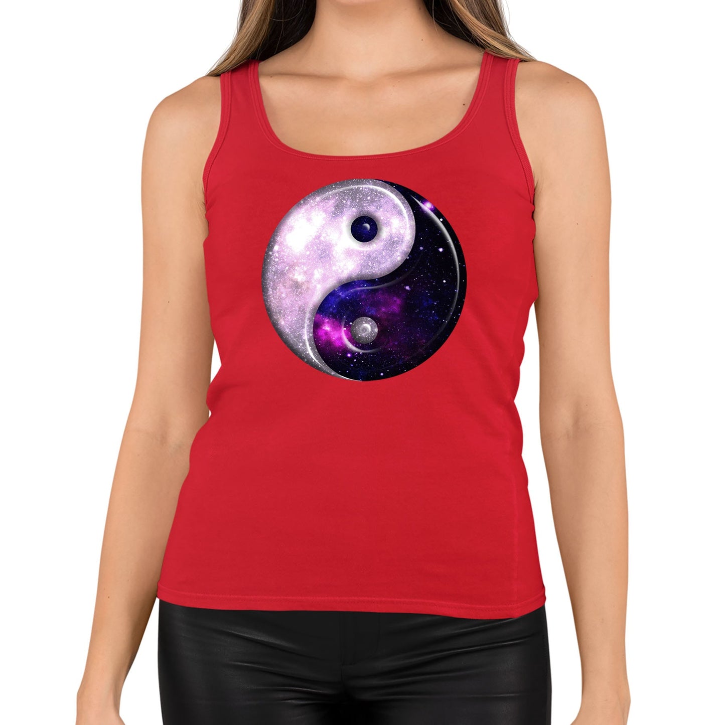 Galaxy Yin Yang Spiritual Womens Vest