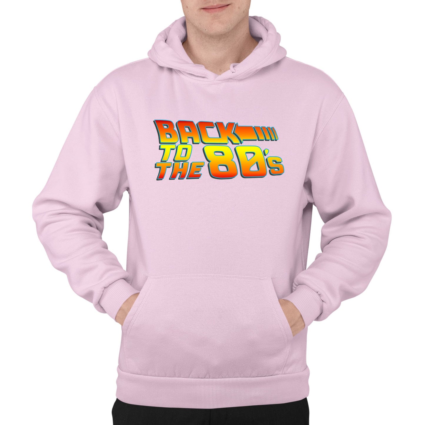 Back To The 80's Mens Pullover Hoodie