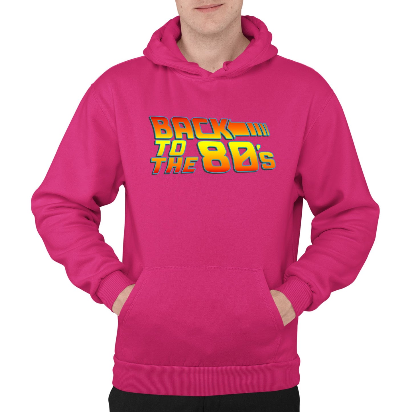 Back To The 80's Mens Pullover Hoodie