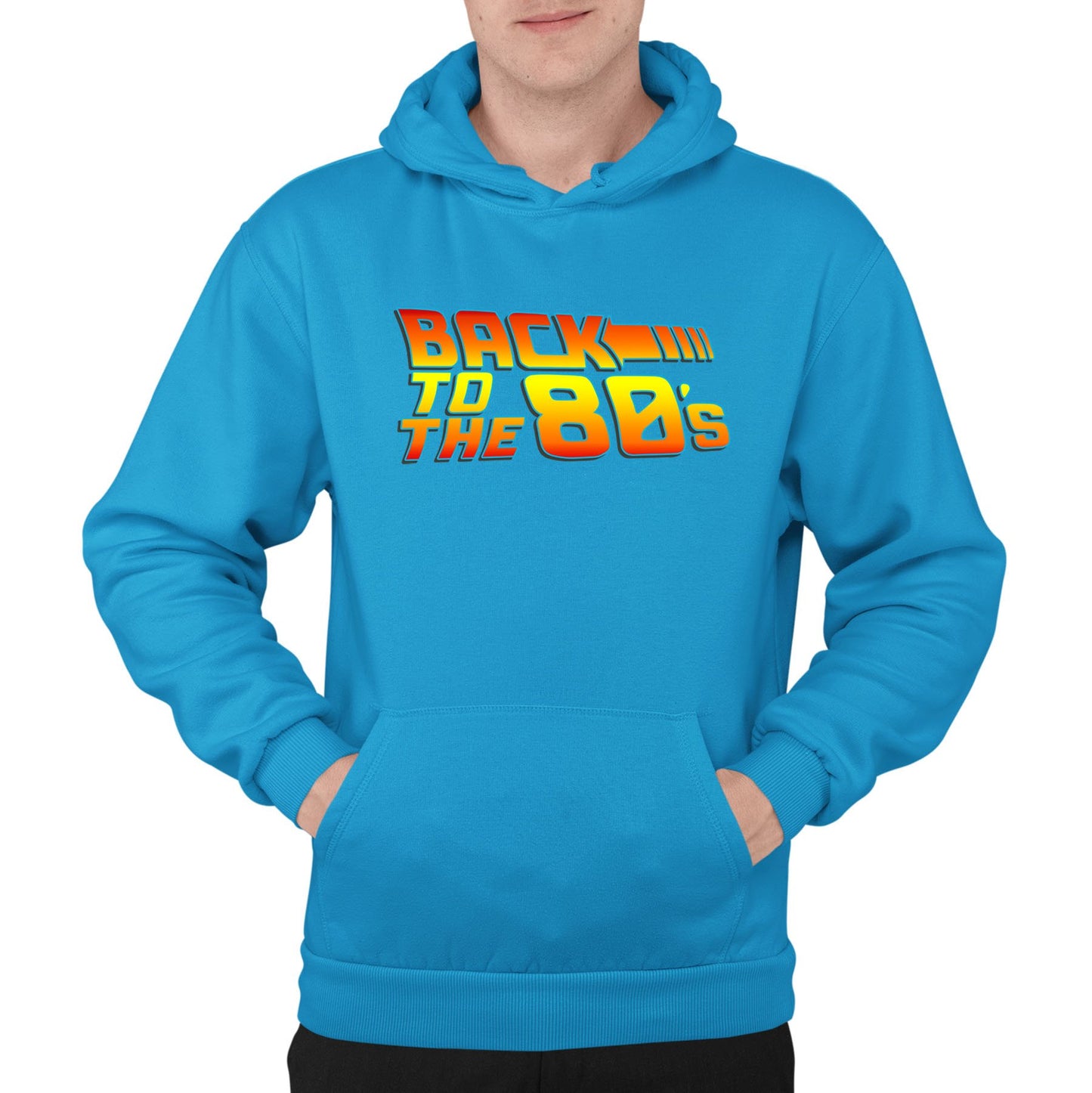 Back To The 80's Mens Pullover Hoodie