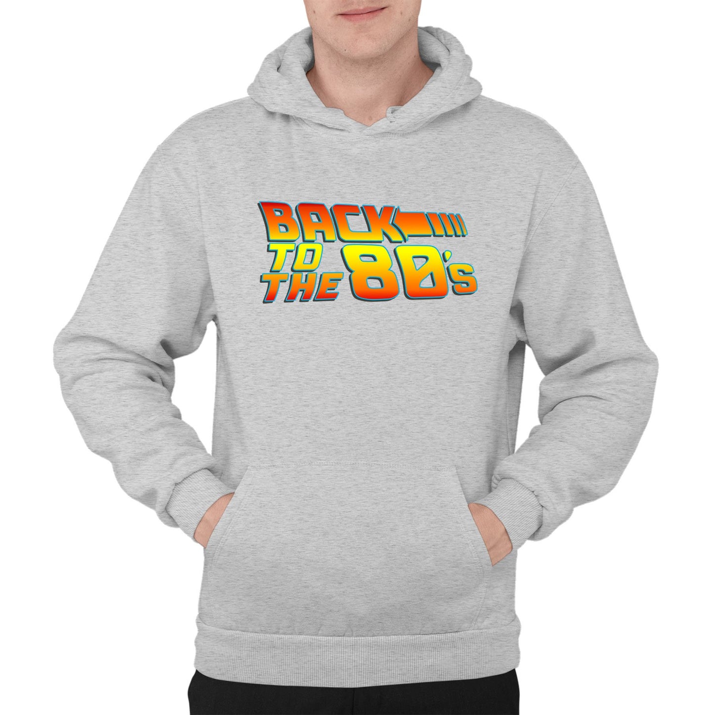 Back To The 80's Mens Pullover Hoodie