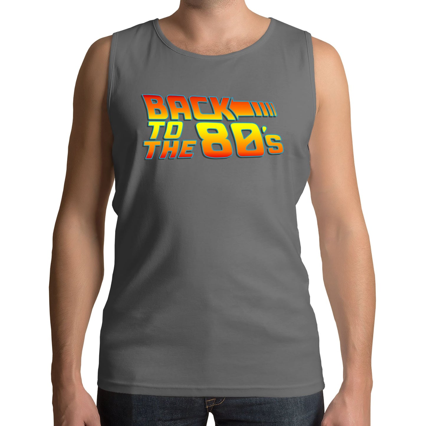 Back To The 80's Mens Vest