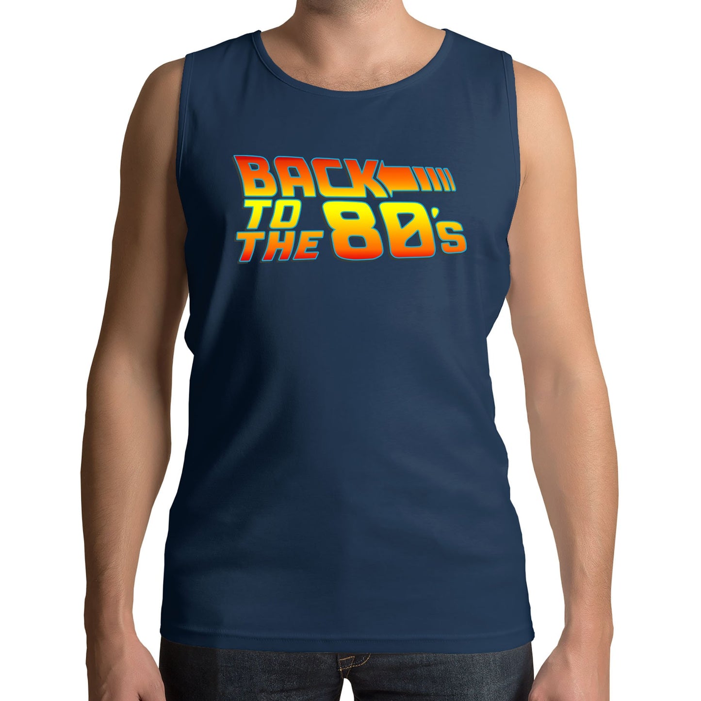 Back To The 80's Mens Vest