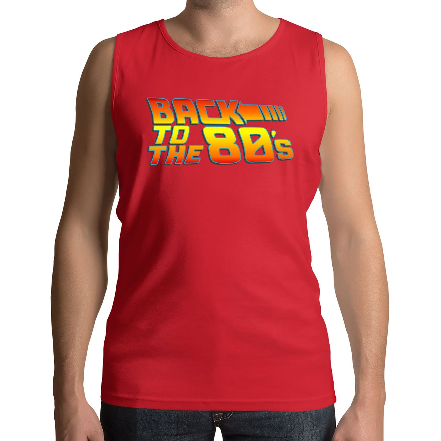 Back To The 80's Mens Vest