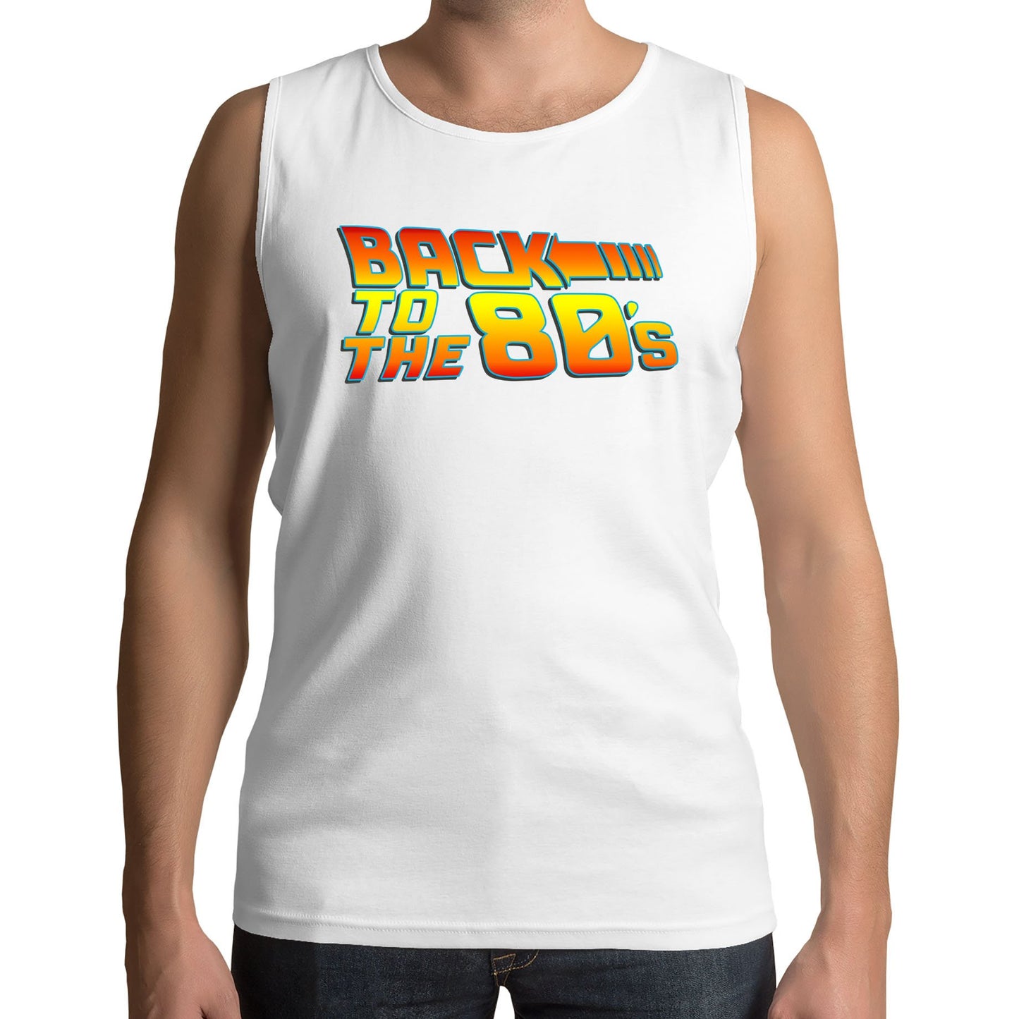 Back To The 80's Mens Vest