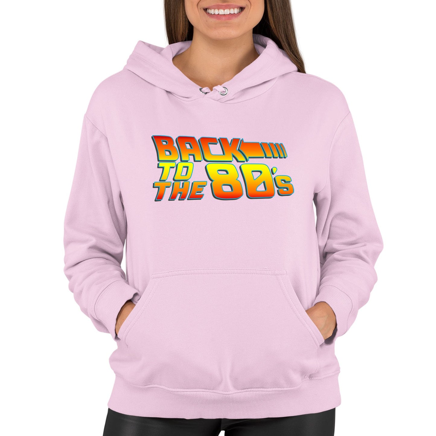 Back To The 80's Womens Pullover Hoodie