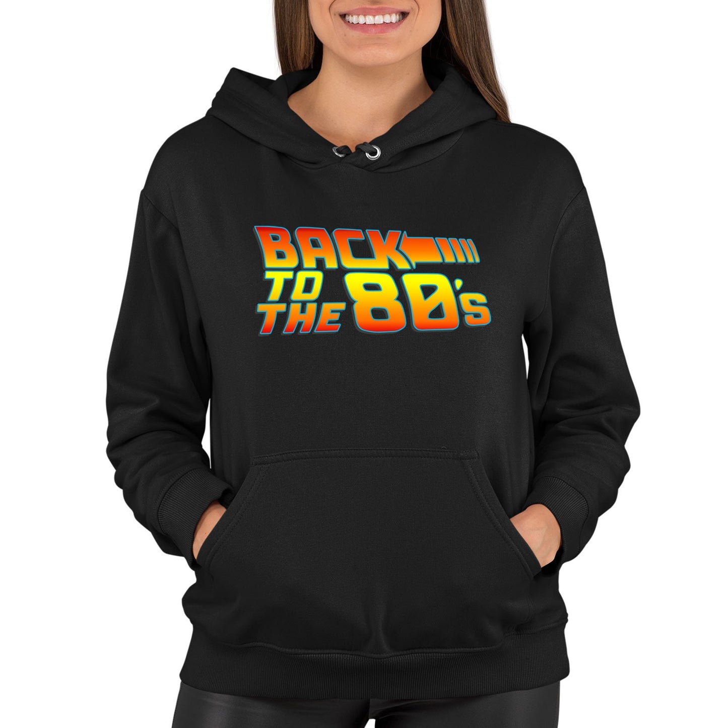 Back To The 80's Womens Pullover Hoodie