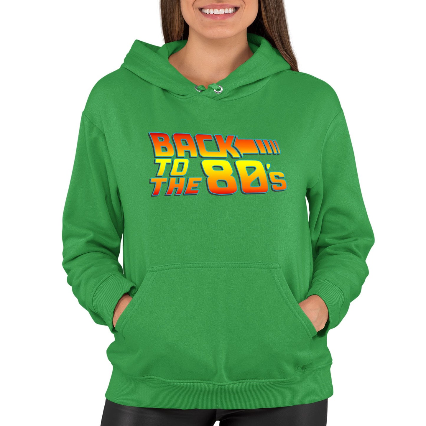 Back To The 80's Womens Pullover Hoodie