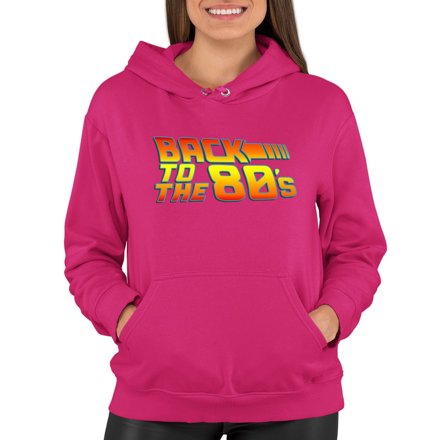 Back To The 80's Womens Pullover Hoodie