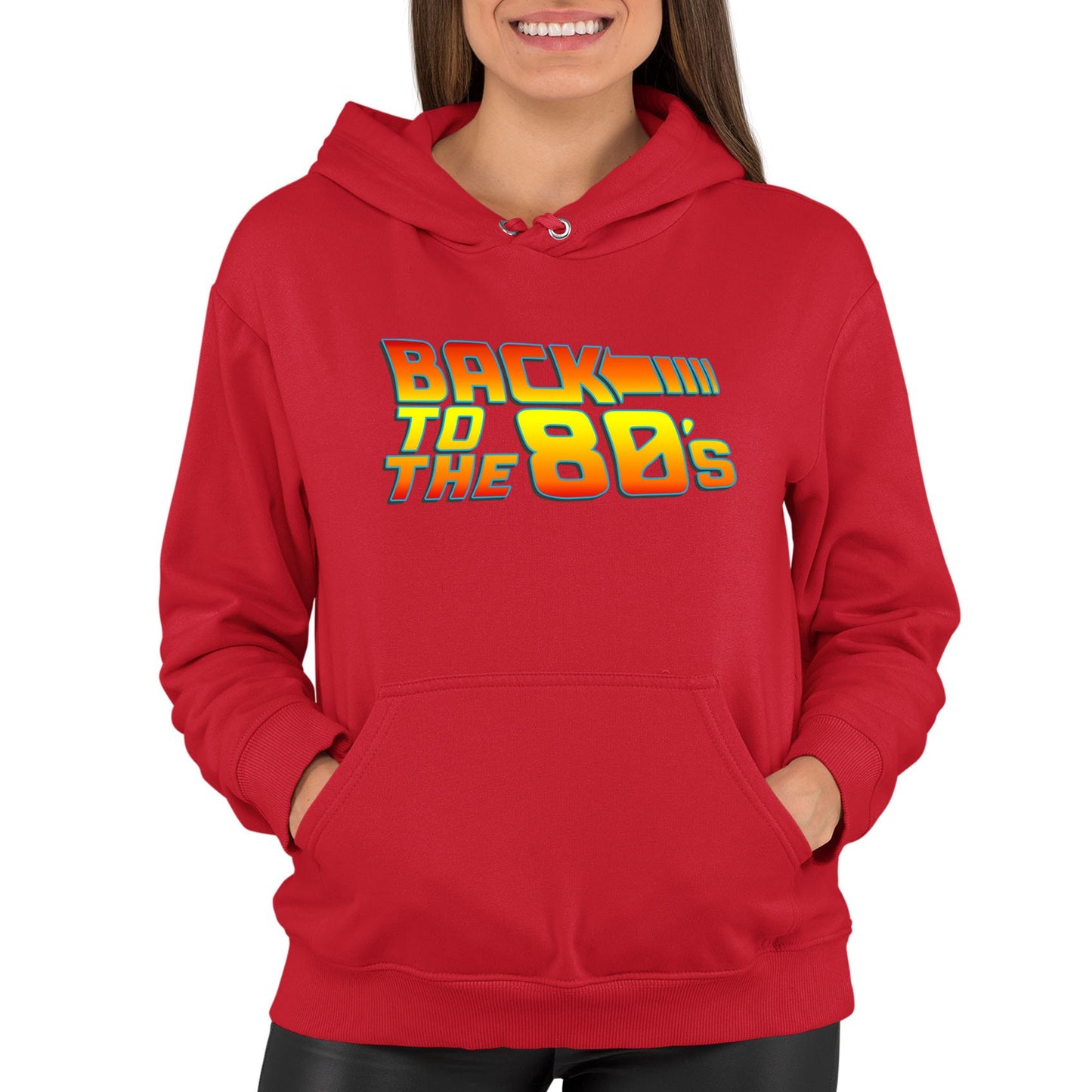 Back To The 80's Womens Pullover Hoodie