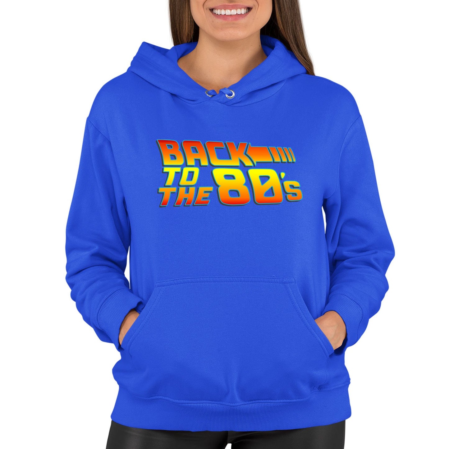 Back To The 80's Womens Pullover Hoodie