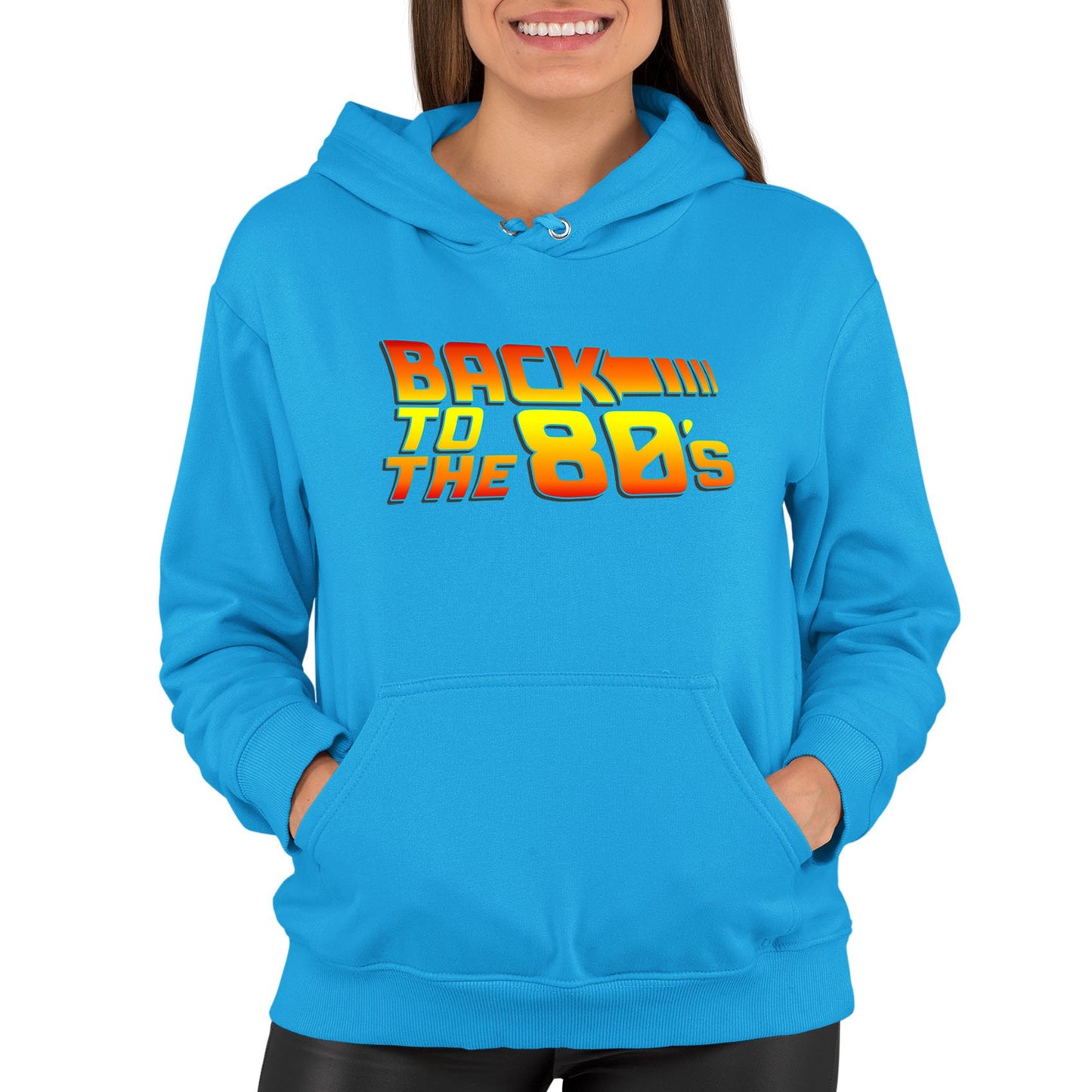 Back To The 80's Womens Pullover Hoodie