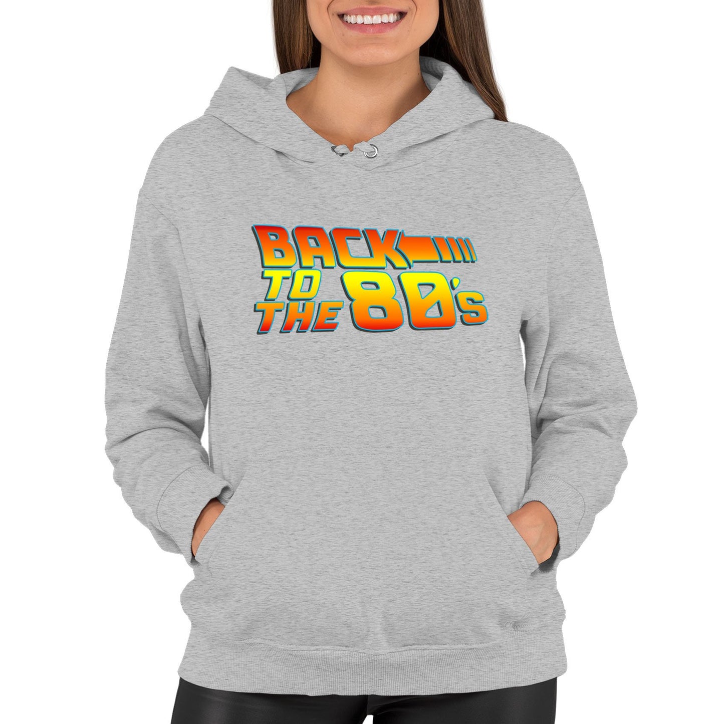 Back To The 80's Womens Pullover Hoodie