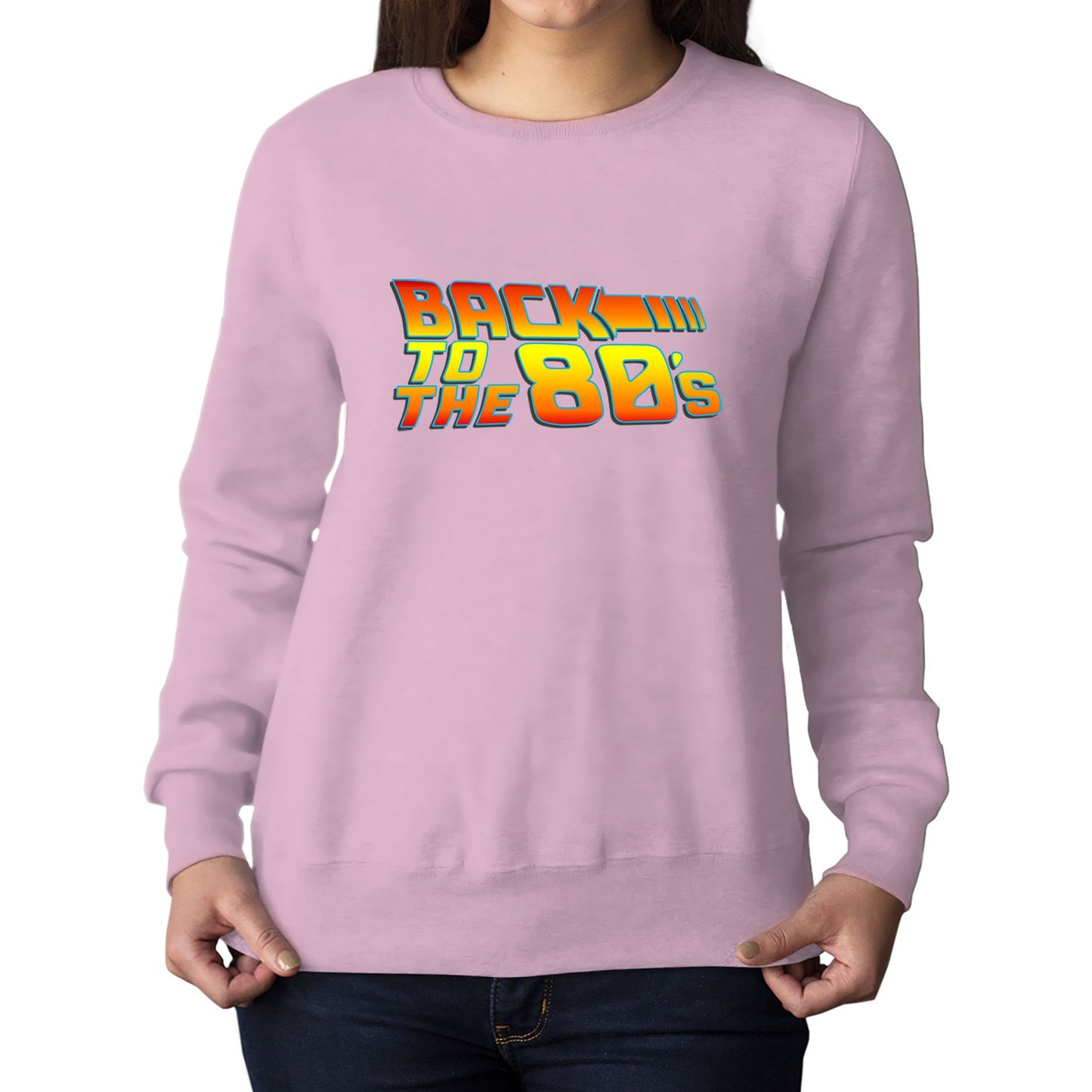 Back To The 80's Womens Sweatshirt