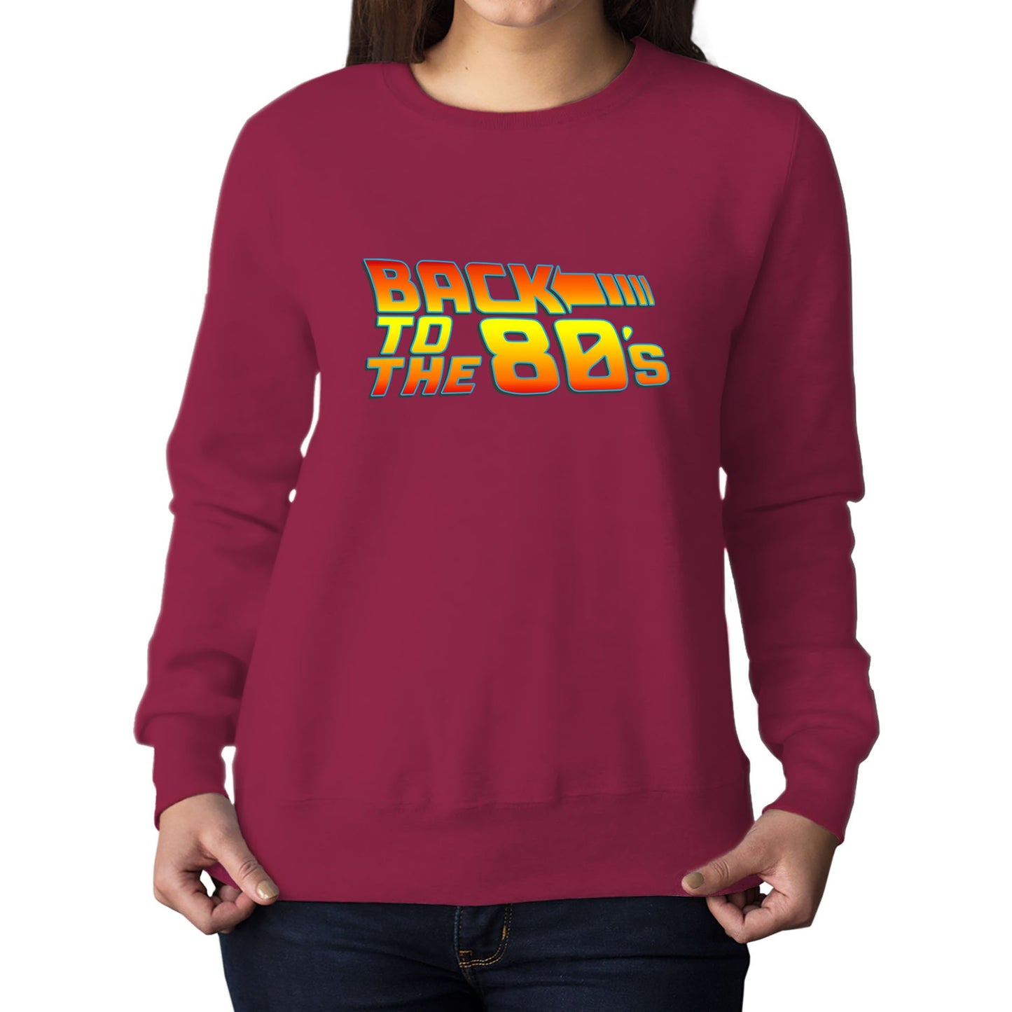 Back To The 80's Womens Sweatshirt